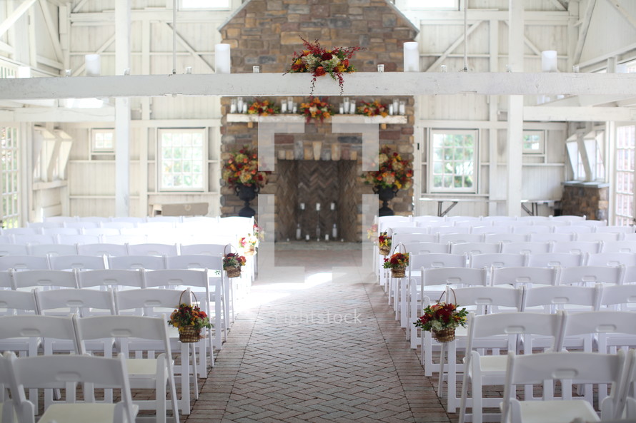 fall wedding chapel 