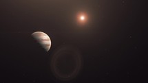 Jupiter's Surface Lit By The Sun - animation