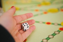 rolling a dice 