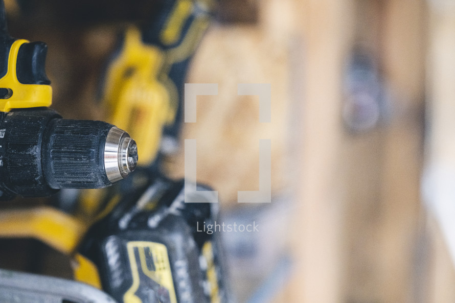 Close up of tools with blurry background