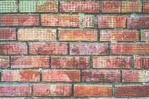 red brick background 