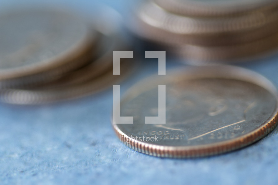 coins closeup 