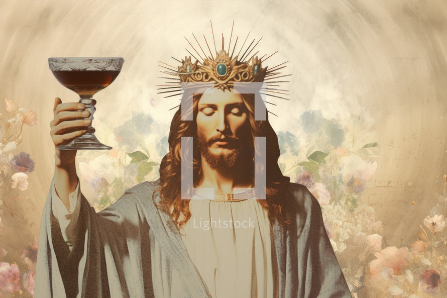 Sacrament: The Eucharist, Holy Communion, Lord's Supper. "The blood of my covenant, which is poured out for many"