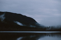 A mountain lake 