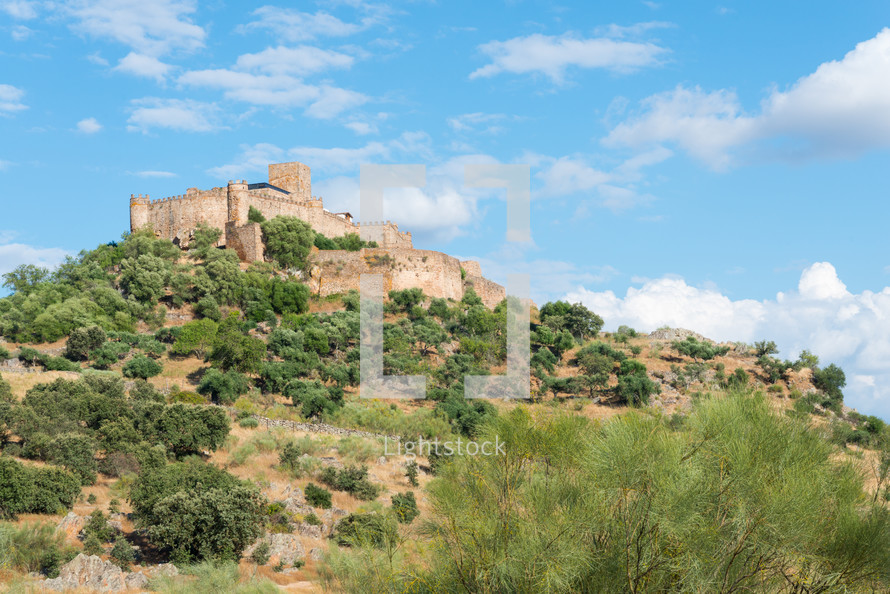 Castle of Alconchel, Badajoz,Extremadura,  Spain