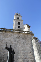 missionary statue in Cuba 