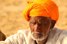 face of a man in a turban 