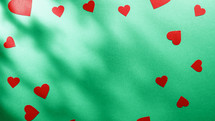 Hearts for Valentines day background flat layer