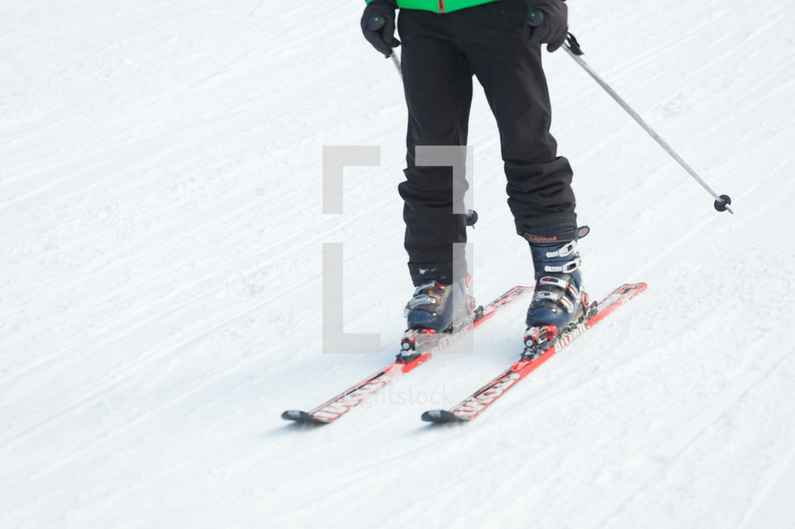male skier 