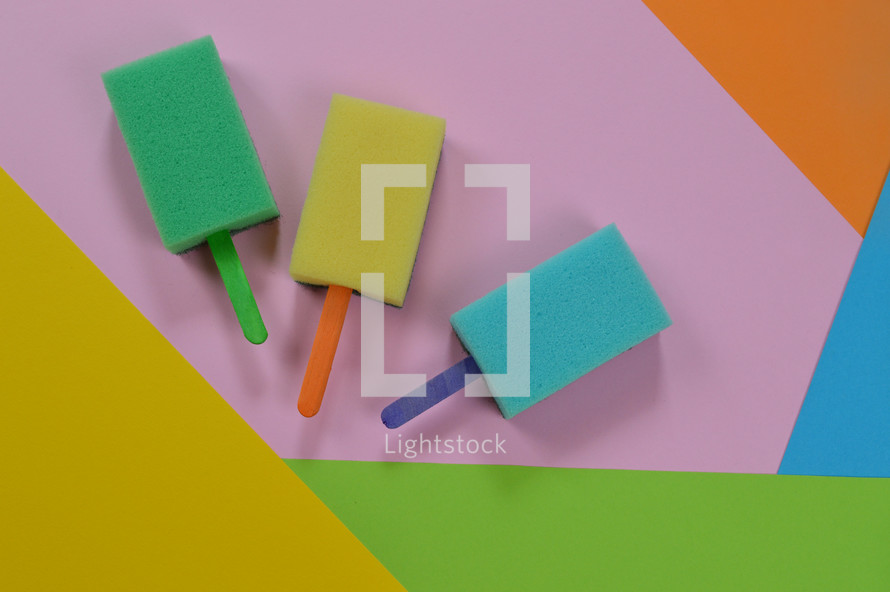 popsicle craft background 