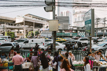 market in Thailand 