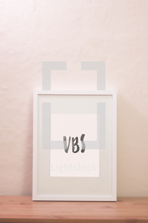 word VBS in frame