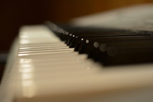 blurry piano keys 