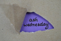Ash Wednesday 