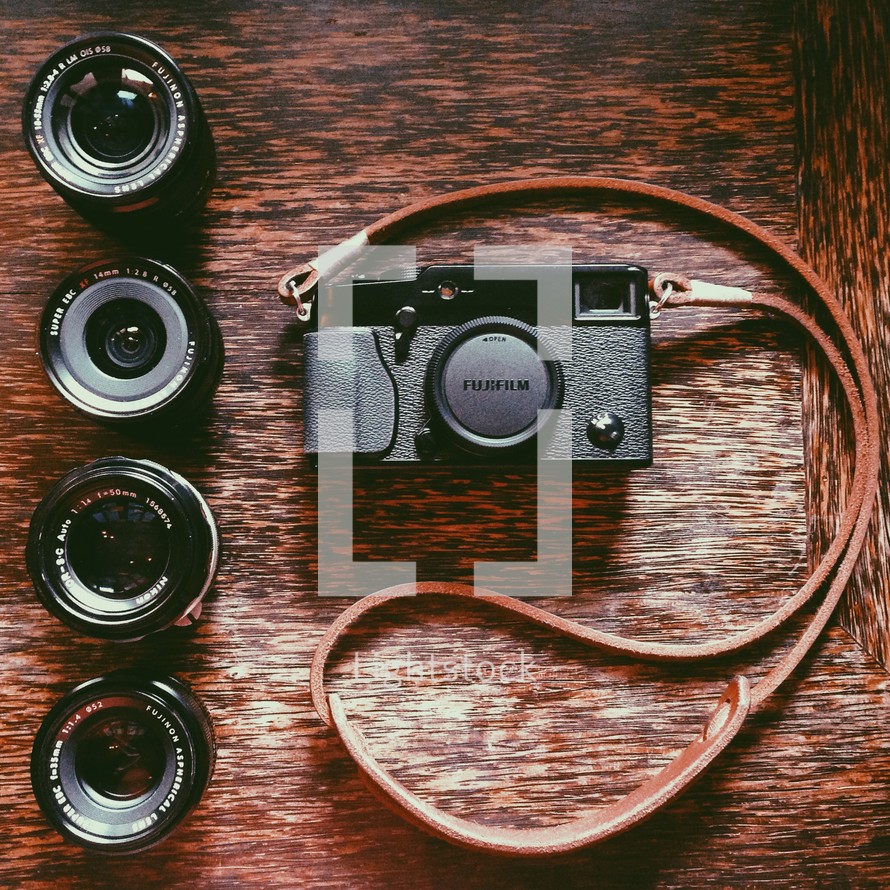 Camera and lenses 