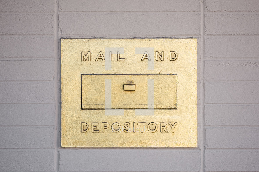 mail and depository drop box
