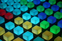 colorful abstract cubes background 