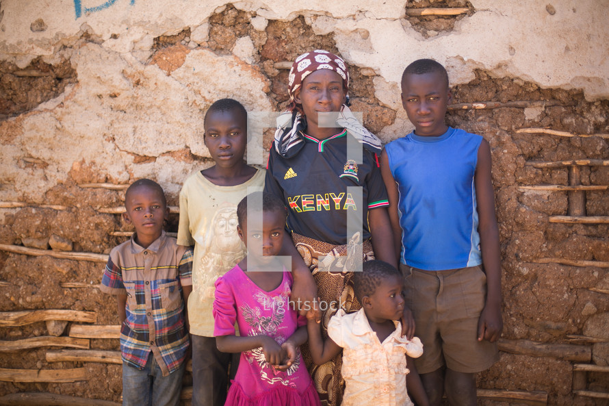 family in Kenya