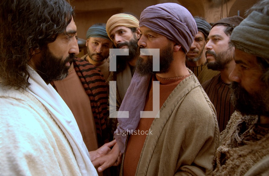 Jesus talks to men - biblical period 
