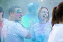 teens after a color run