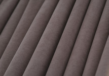Brown curtain folds