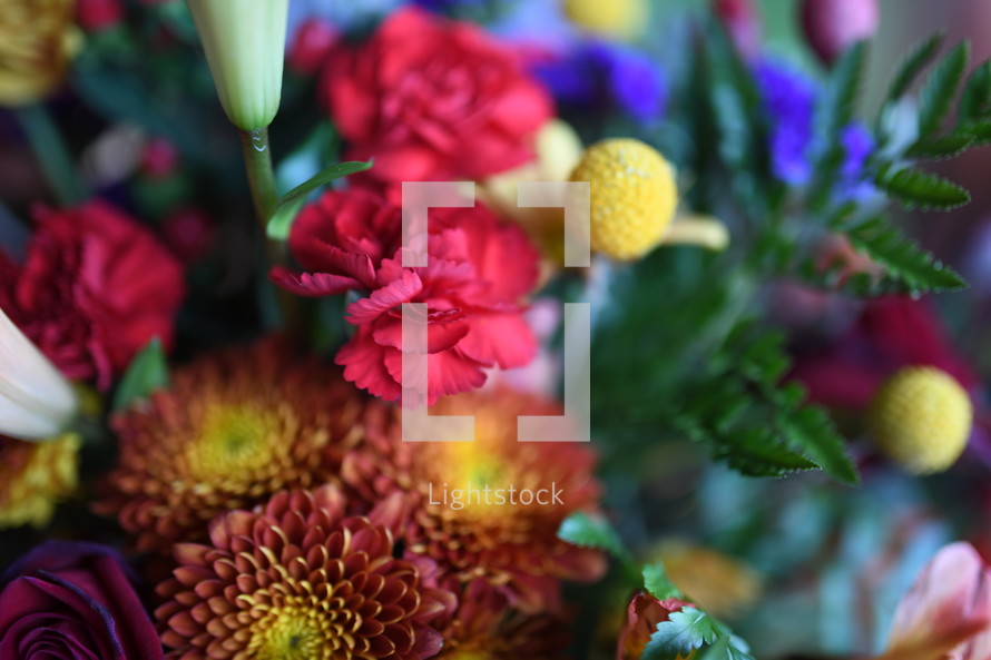 flower arrangement closeup 