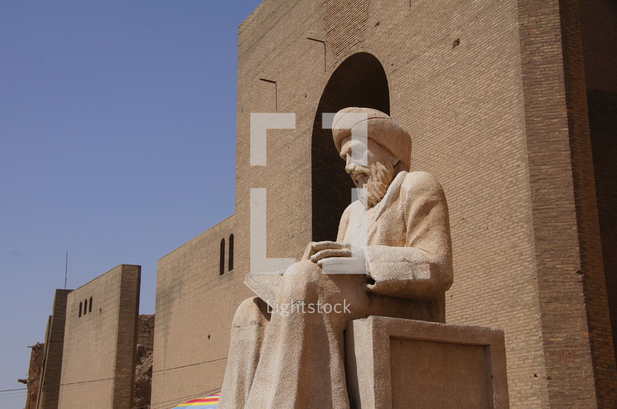 Statue of Mubarak Ben Ahmed Sharaf-Aldin, 