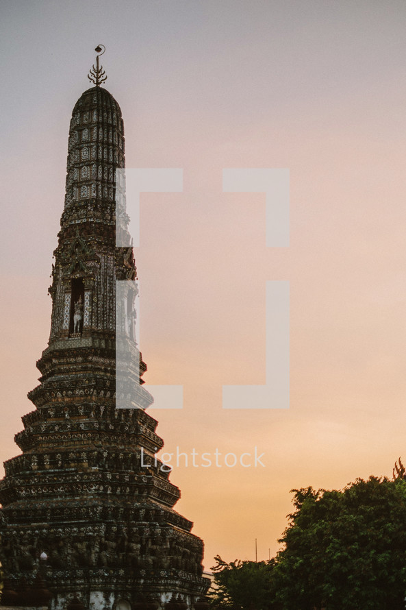 temple tower in Cambodia