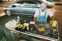 Street food vendor in Thailand.