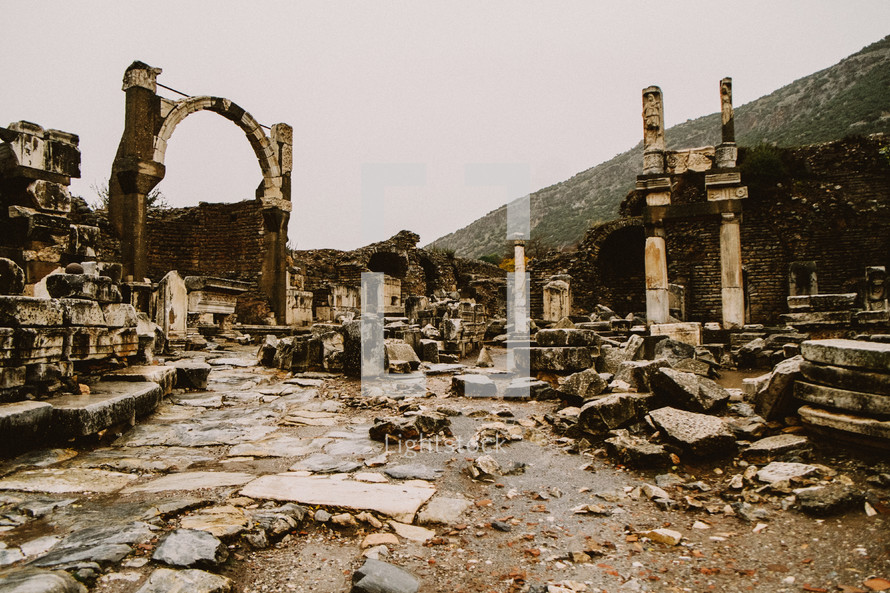 Ruins in Turkey. 