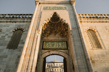 Mosque entrance in Turkey