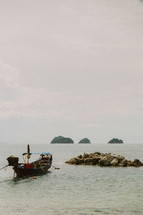 Fishing boat in Thailand. 