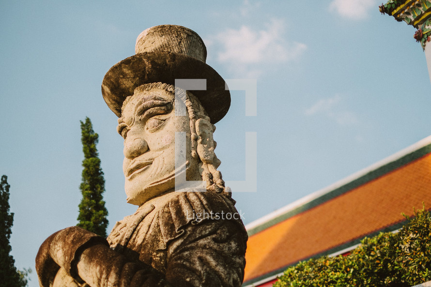 A statue in Thailand.