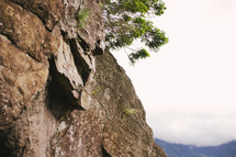Rock cliff