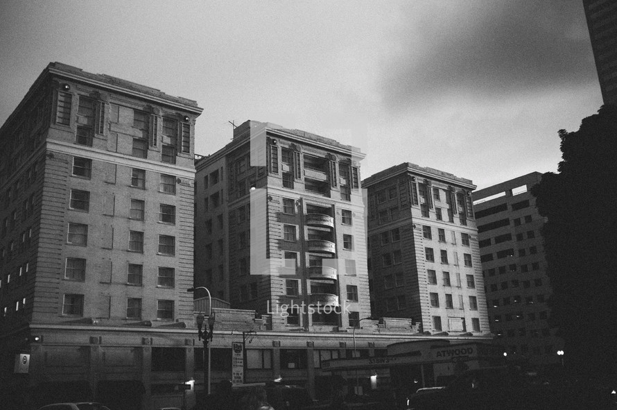 downtown apartment buildings