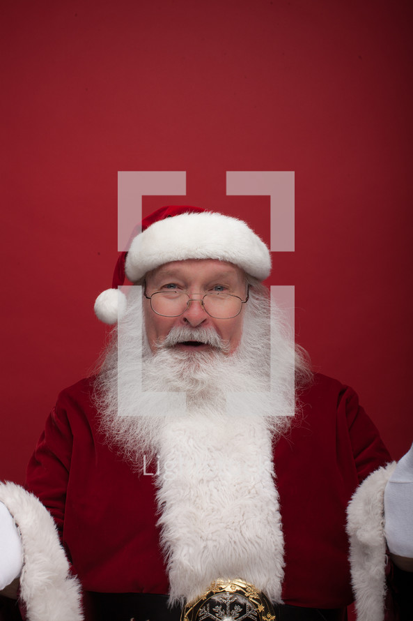 headshot of Santa Claus 