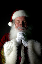 praying Santa Claus 
