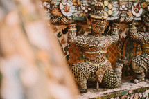 Sculpture in Thailand temple 
