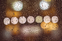 condensation on a window 