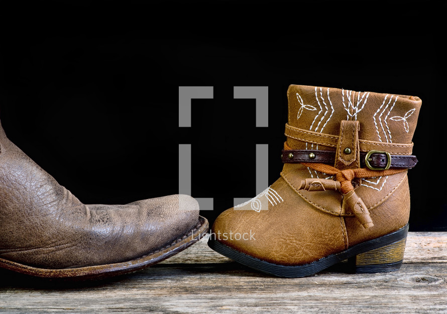 father and son cowboy boots 