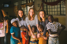 missionaries and children in Kenya 