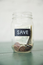 money jar Save 