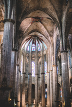 Gothic architecture in cathedral