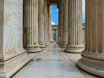 Greece pillars 