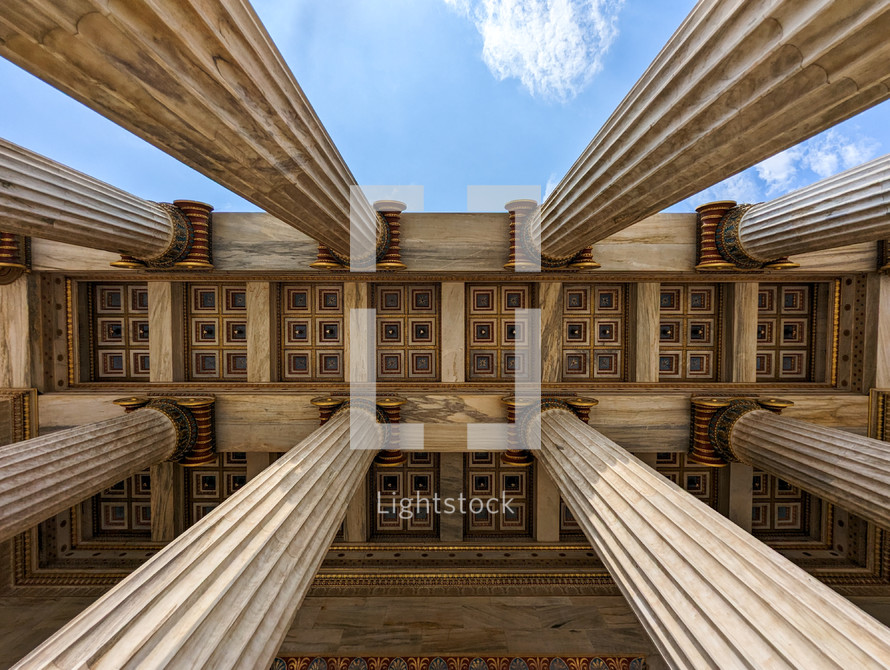 Pillars in Athens