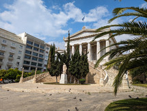 Building with pillars in Athens