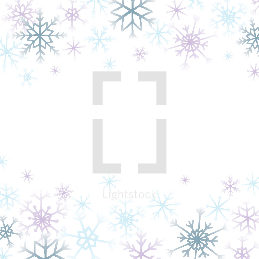 Download Colorful snowflake border background. — Vector — Lightstock