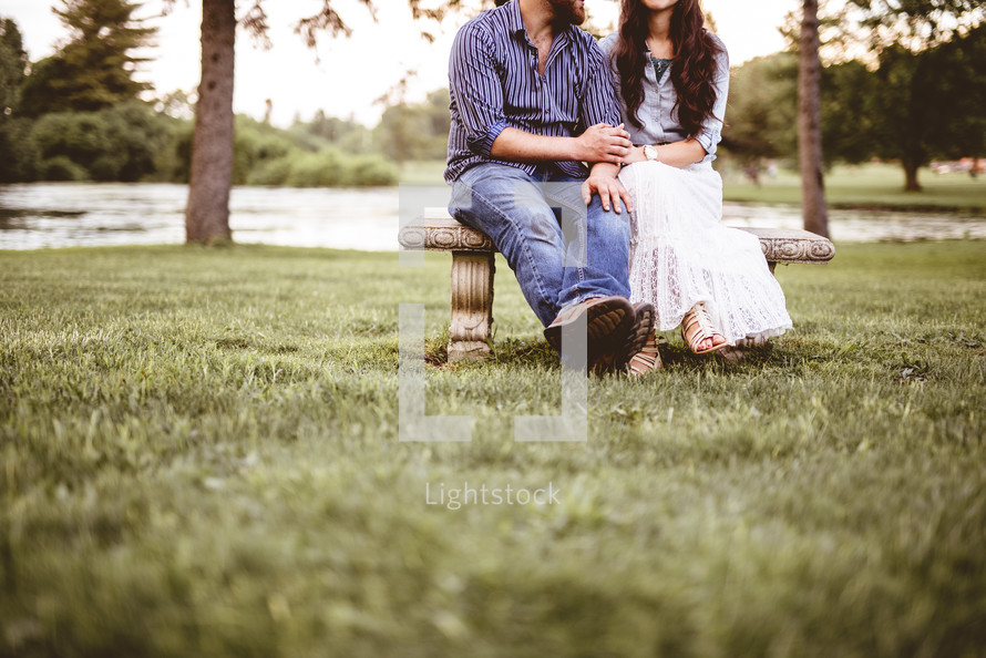 portrait of a couple outdoors 