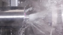 Slow motion of processing precision metal parts with a milling machine and lathe