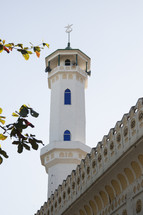 Islamic call to prayer tower 